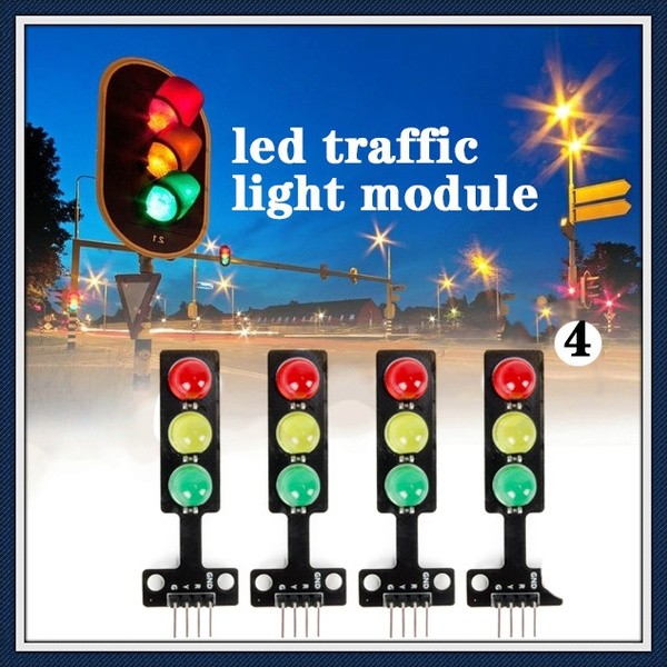 Modul Led Lampu Lalu Lintas Traffic Light Module V Mm Arduino