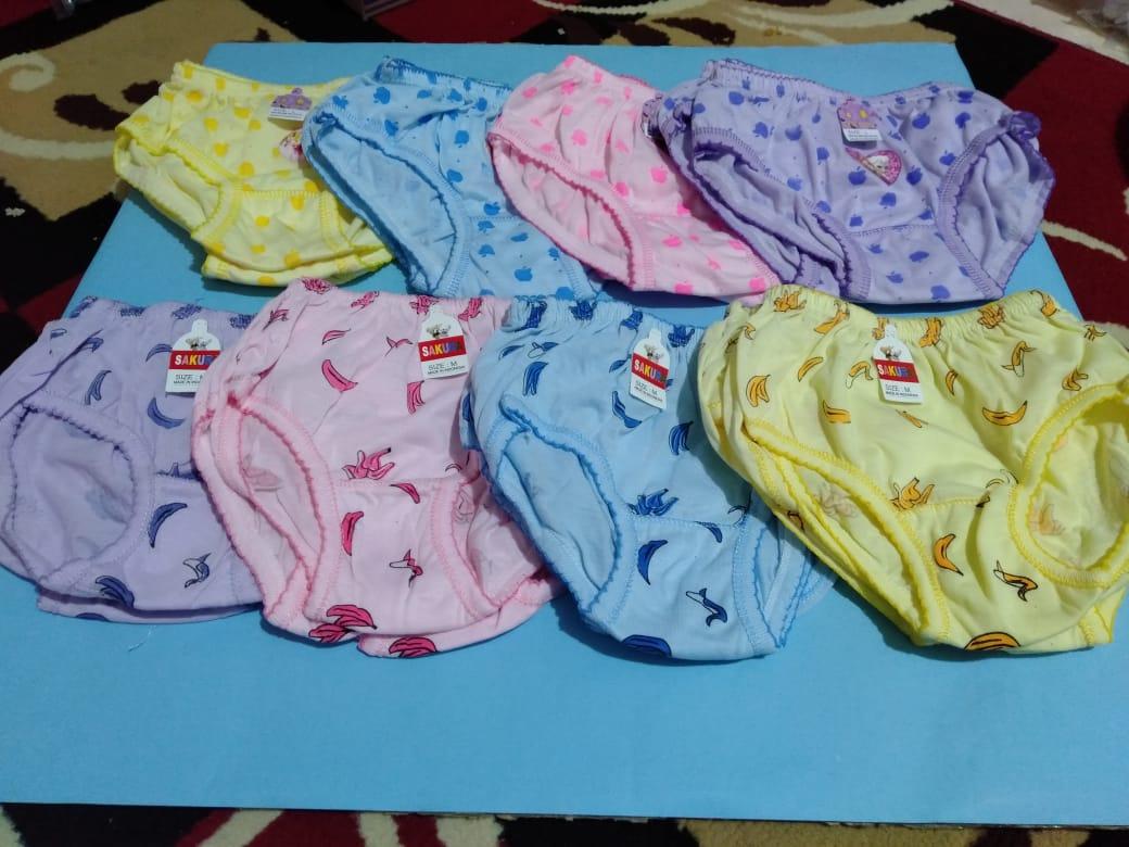 6 PCS CELANA DALAM ANAK PEREMPUAN SAKURA MOTIF