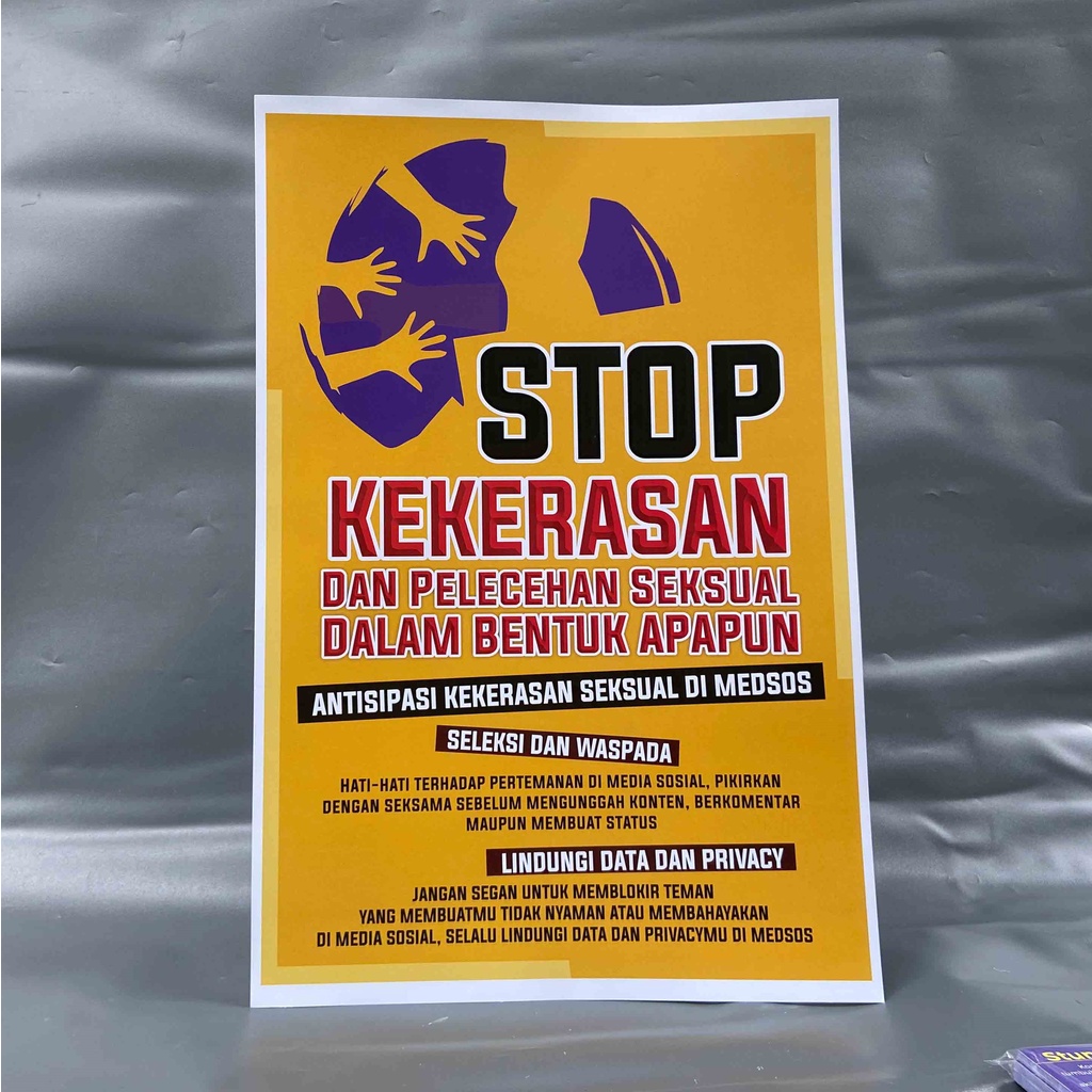 Poster Sekolah Poster Stop Kekerasan Seksual Poster Kesehatan Poster Kesehatan Lazada Indonesia