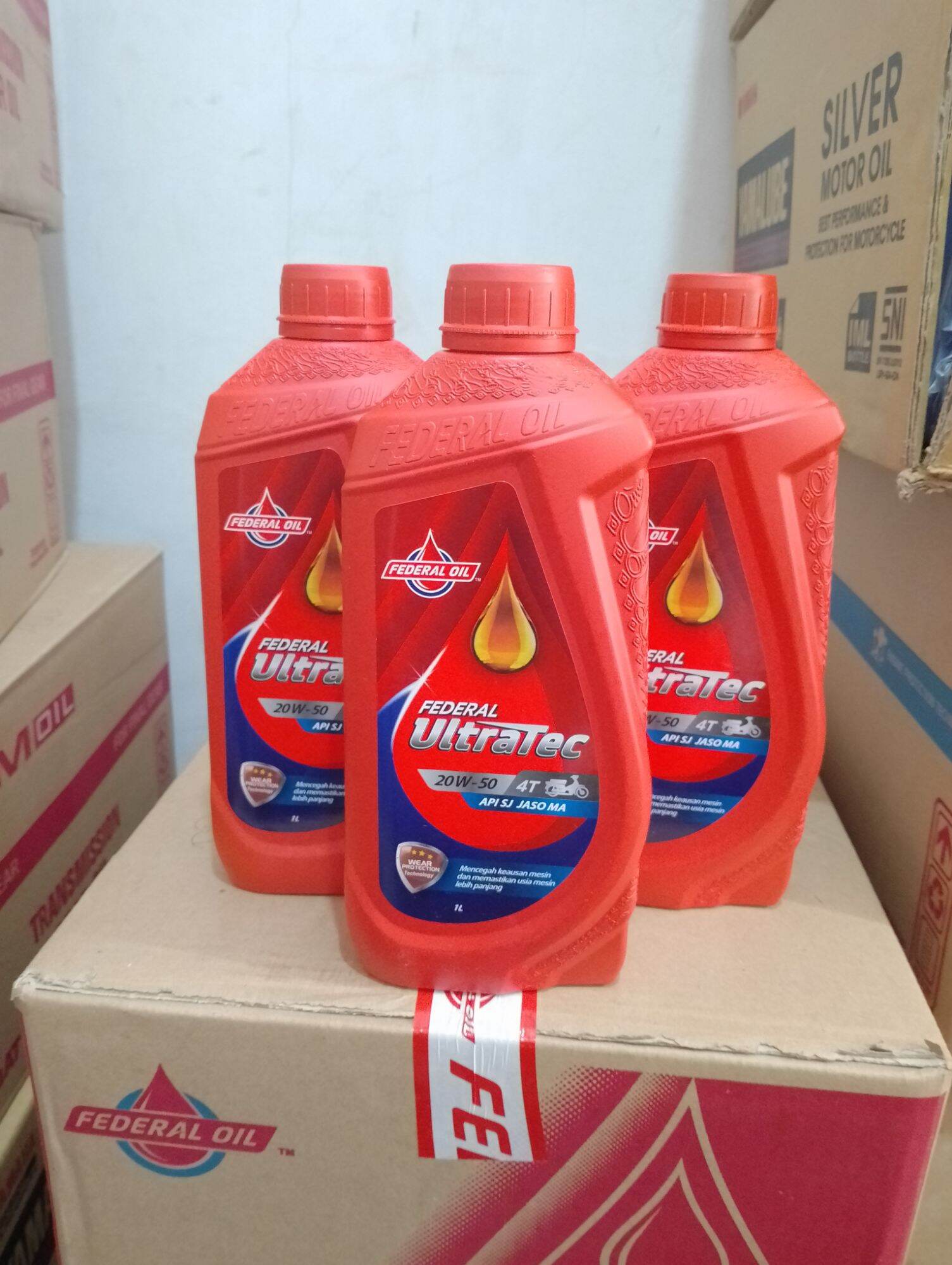 1 Dus Oli Federal Ultra Tec 1 Liter Isi 24 Pcs Lazada Indonesia