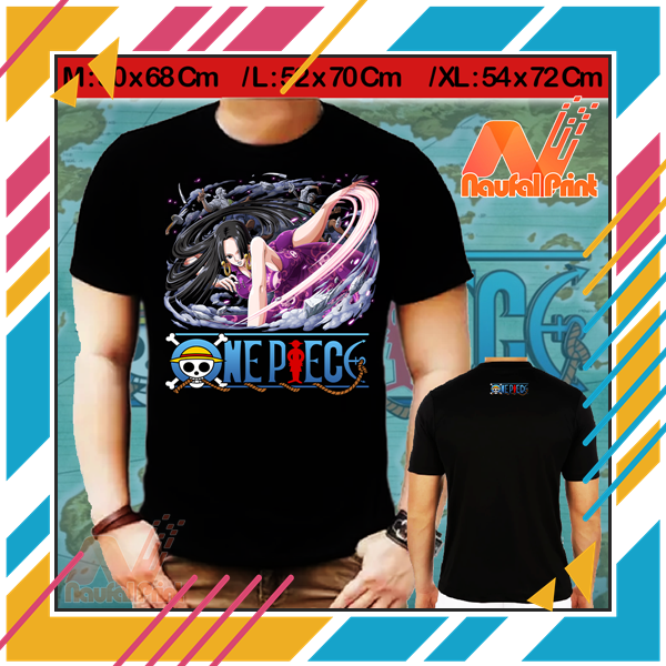 Kaos Karakter Boa Hancock Onepiece One Piece Manga Baju Tshirt Atasan