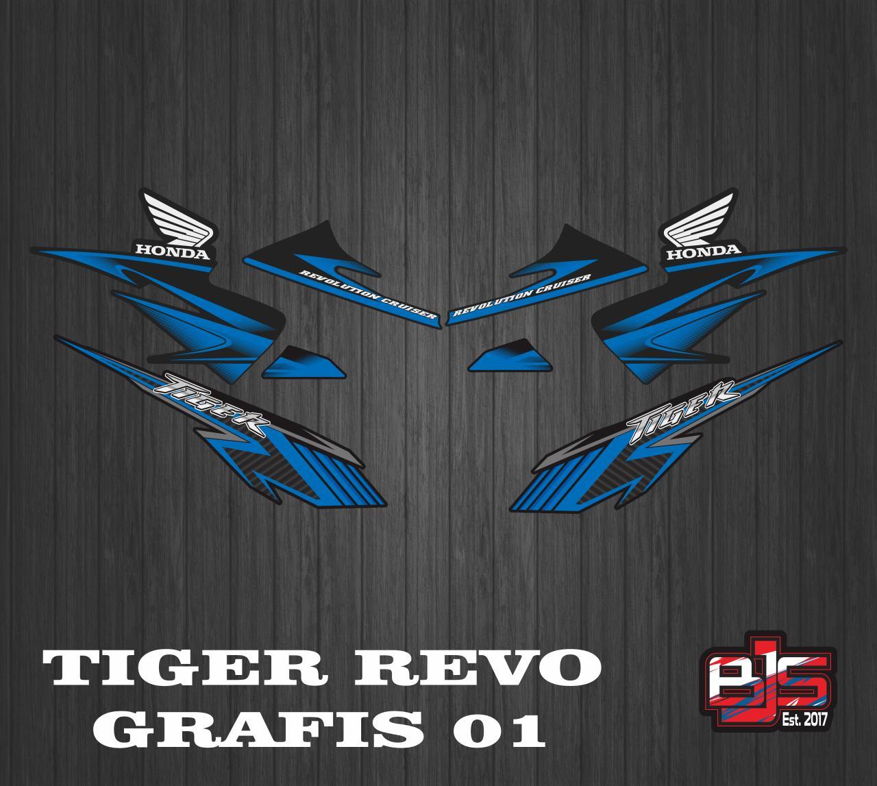 Stiker Striping List Motor Tiger Revo Grafis Lazada Indonesia