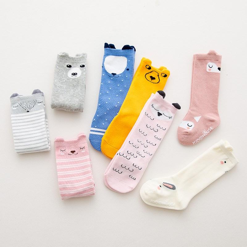 AA009 Kaos Kaki Bayi Panjang Anak Anti Slip Premium Cotton Import