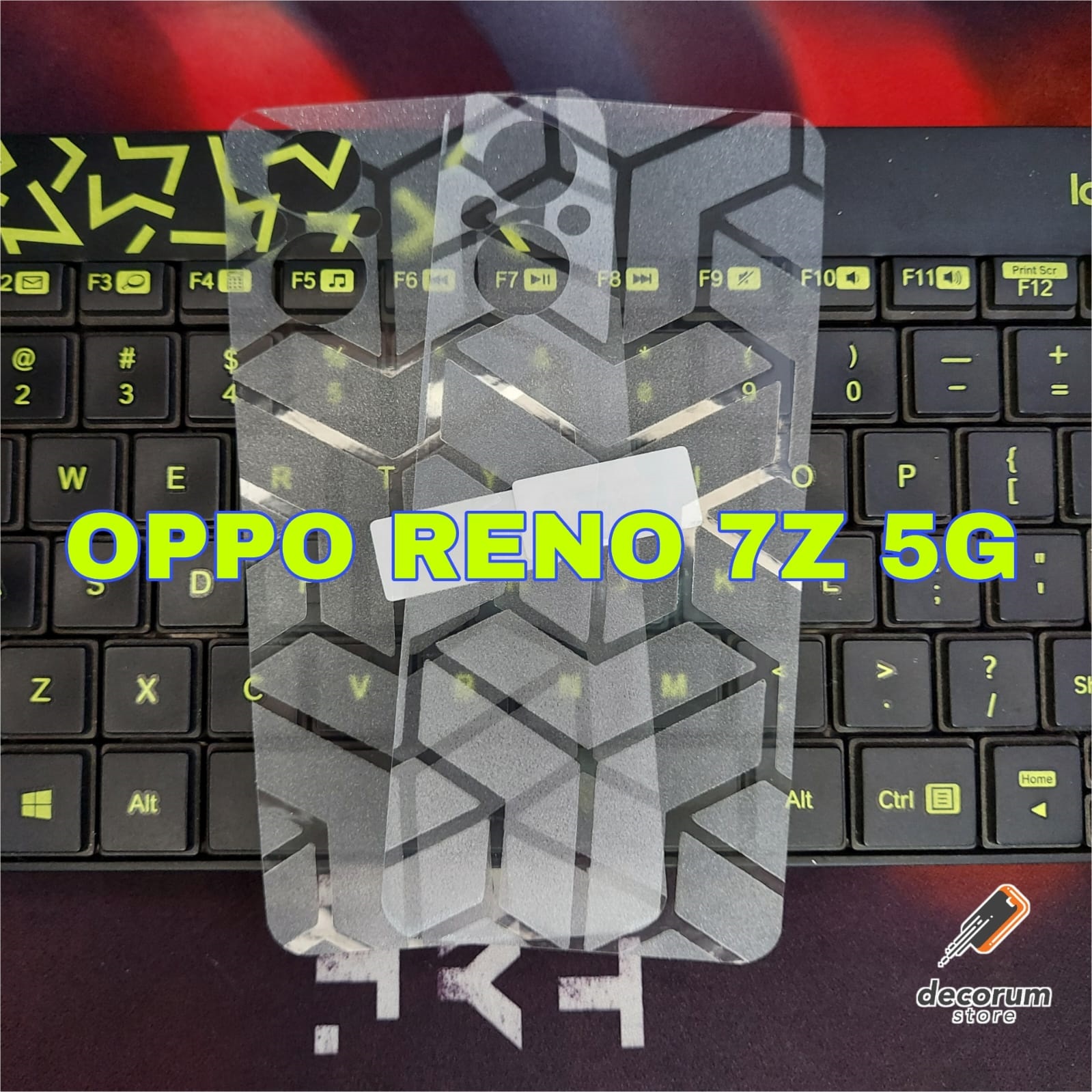 Skin Carbon Oppo Reno Z G Sticker Transformers Anti Jamur Garskin