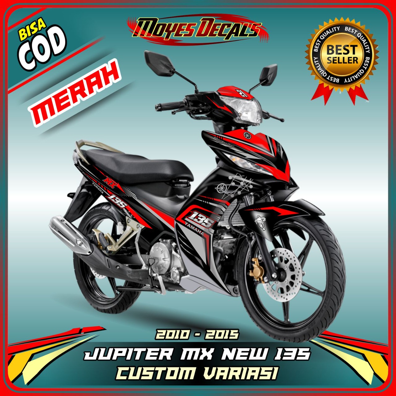 Decal Sticker Jupiter Mx New Decal Stiker Jupiter Mx New