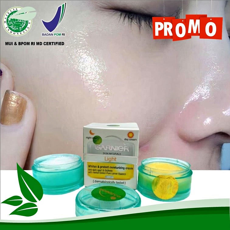 Cream GLOWING GARNIER Susun Cream Day Night Garnier Cream Siang