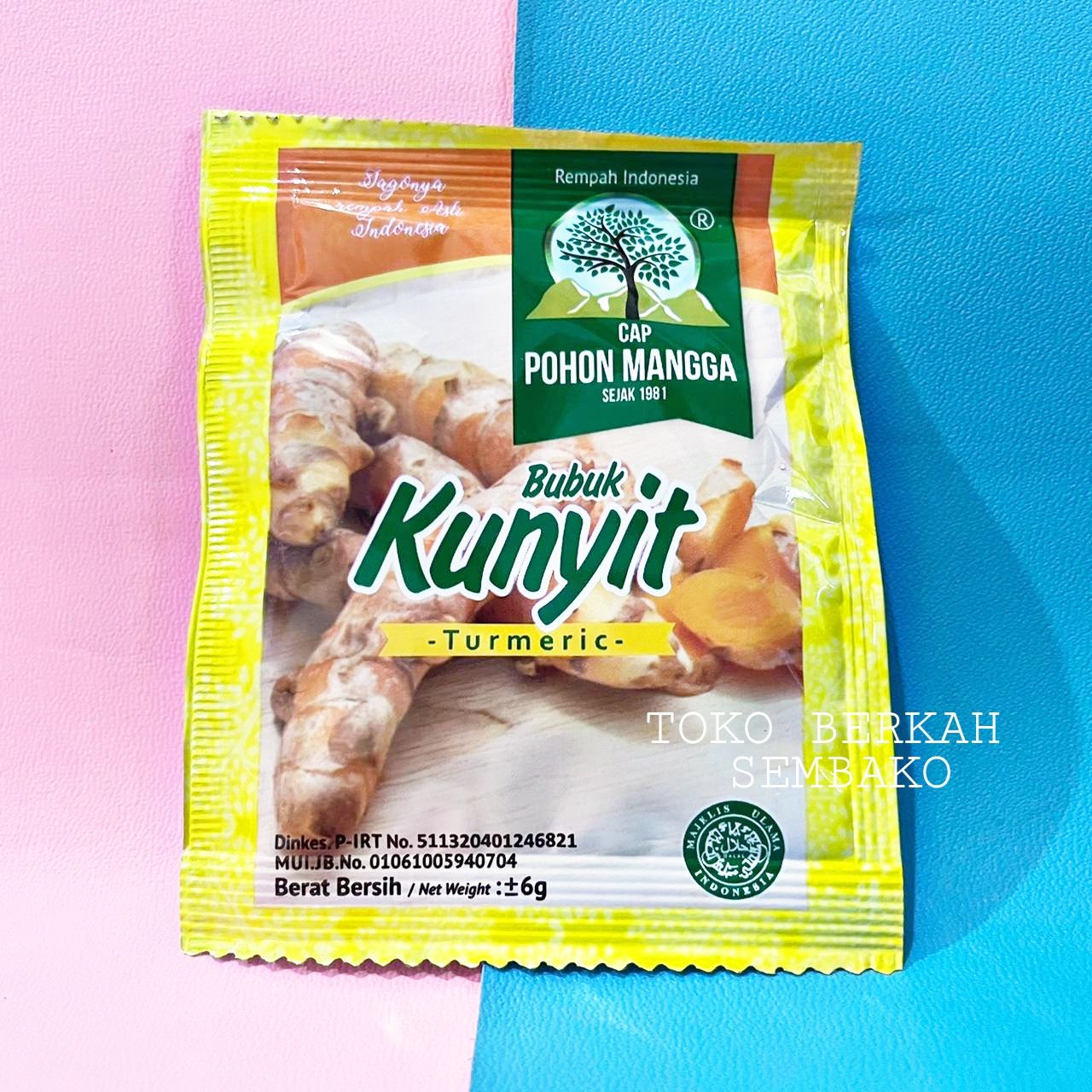 Bumbu Bubuk Kunyit Cap Pohon Mangga Lazada Indonesia