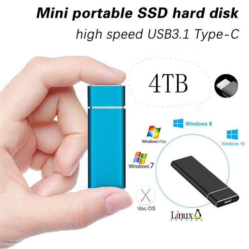 Ssd Eksternal Tb Usb Type C Ssd Laptop Pc Ssd Portable Eksternal