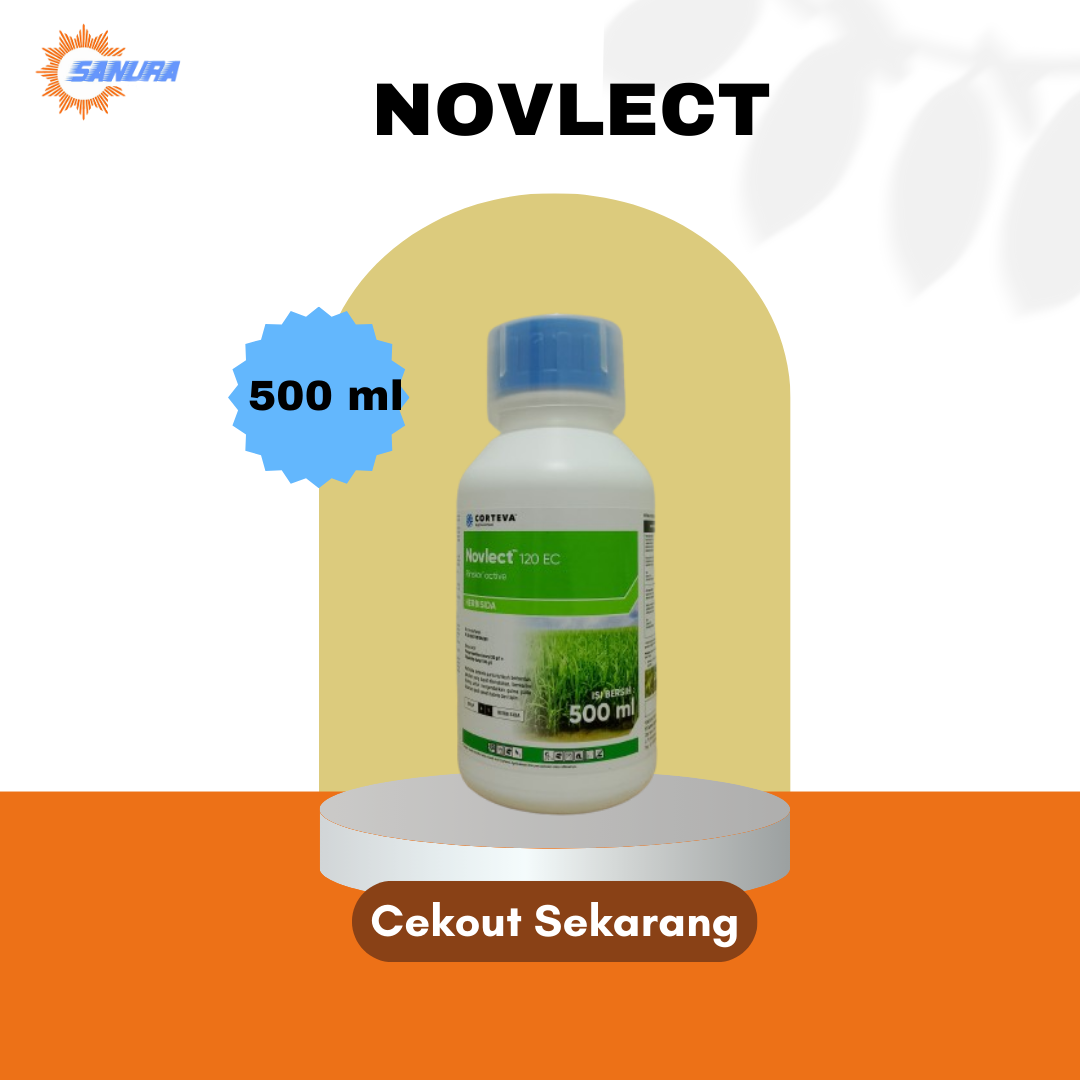 Herbisida Novlect 120 EC 500ml Pestisida Obat Basmi Gulma Dan Teki