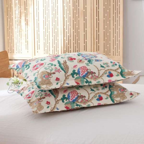 100% Cotton Vải Thô Vỏ Gối Cặp 100% Cotton Dày Vải Thô Đơn Vỏ Gối Bao Gồm 2 Gói 74*48 Cm Vỏ Gối