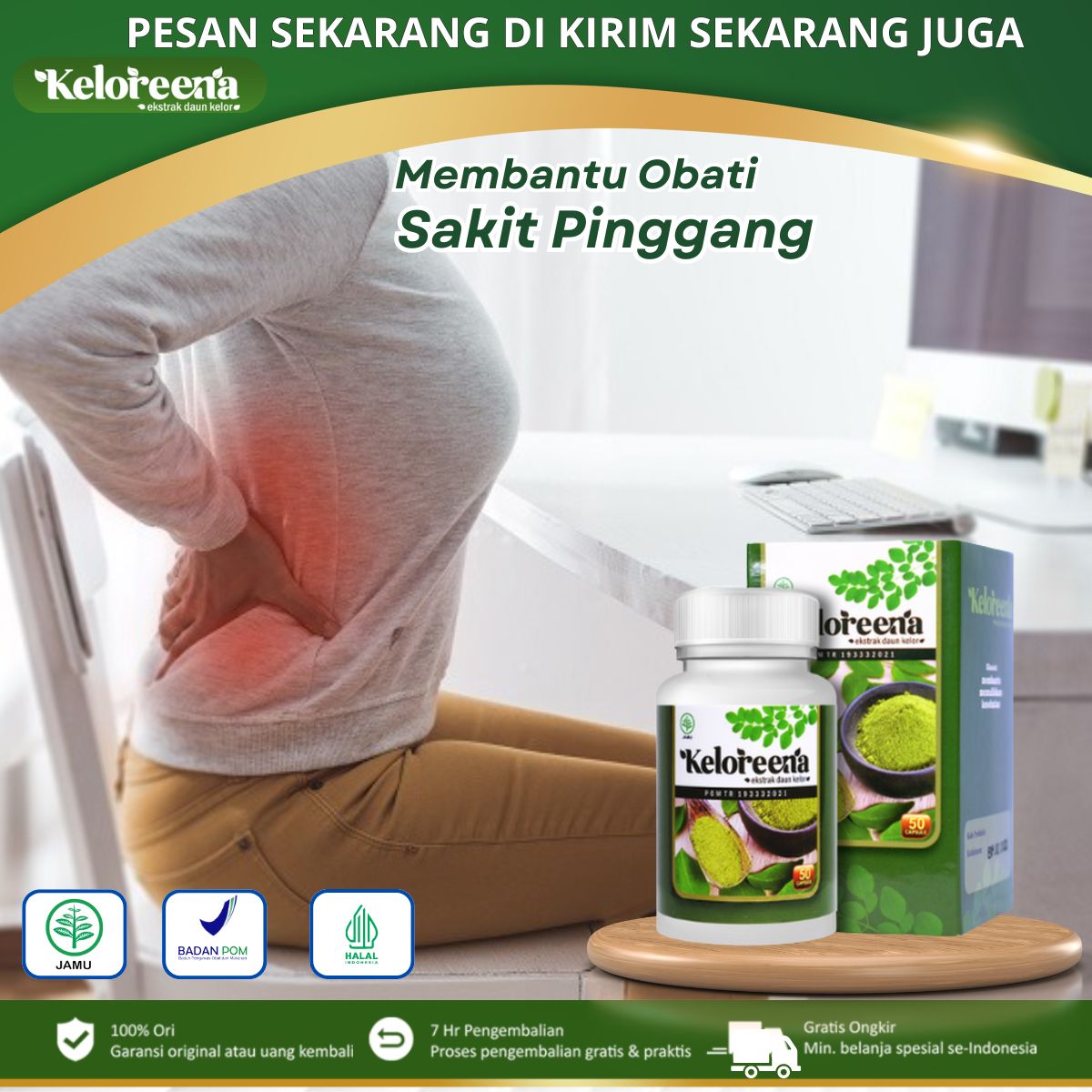 Obat Sakit Pinggang Nyeri Bokong Sampai Ke Kaki Encok Pegal Linu