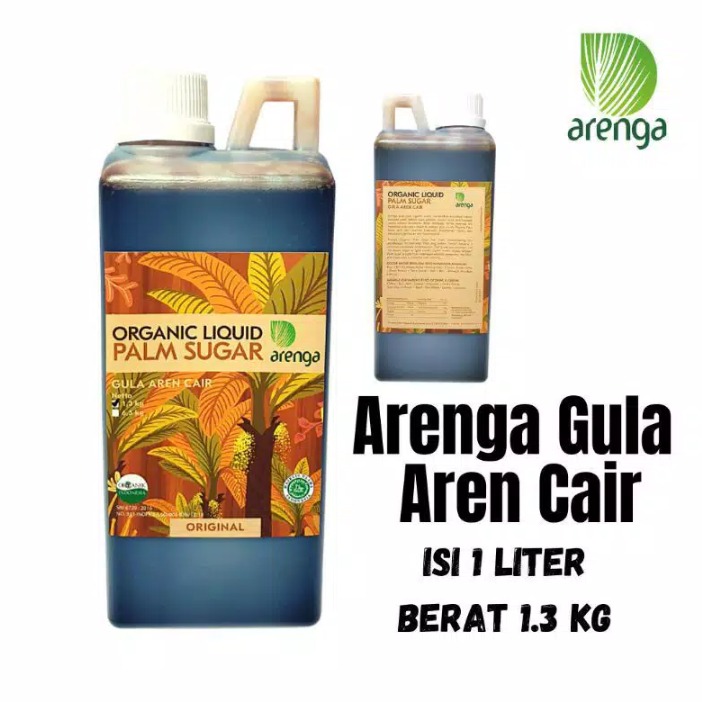 Arenga Lt Organic Liquid Palm Sugar Gula Aren Cair Botol Plastik