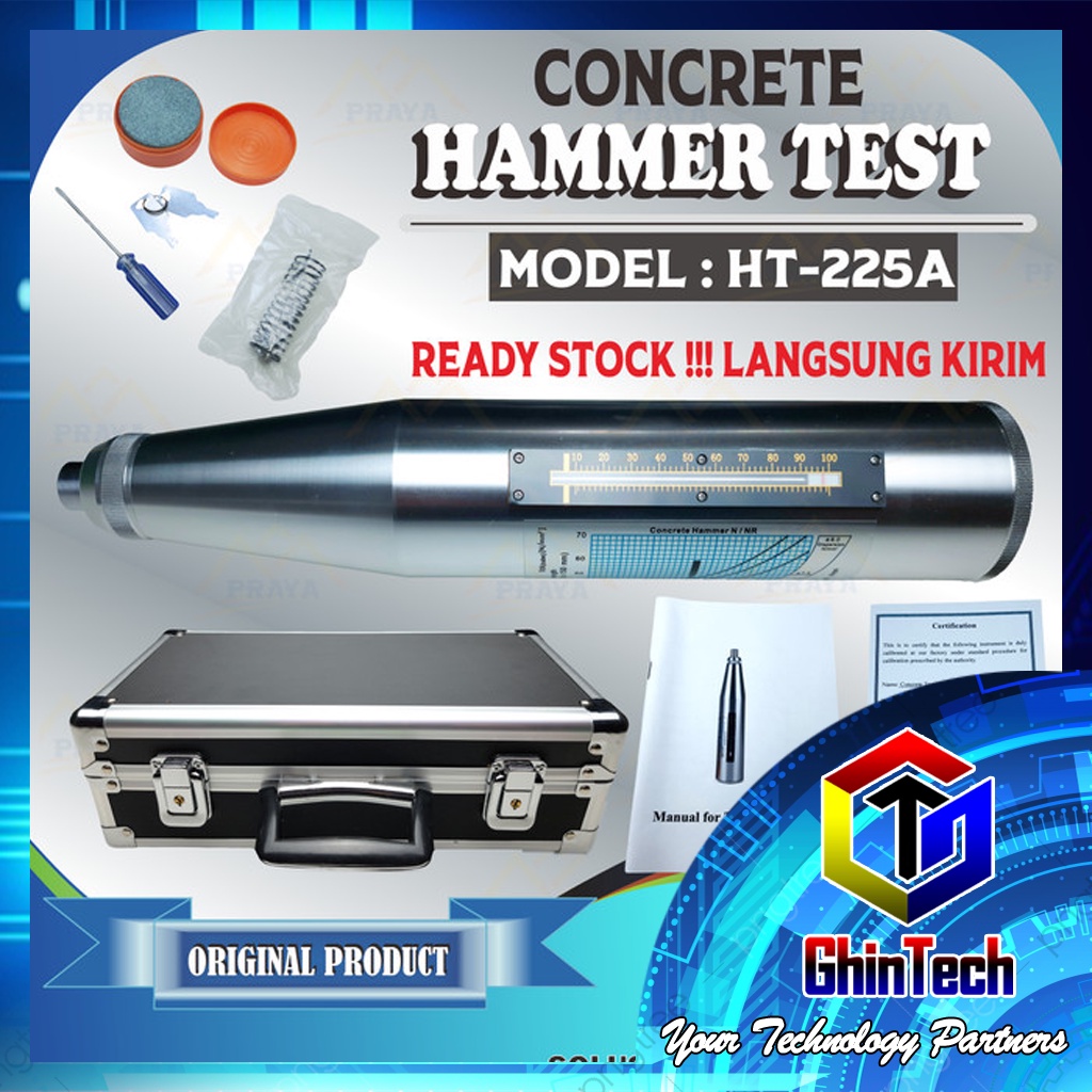 Concrete Hammer Test Alat Tes Uji Tekan Beton Zc A Ht A Ht A