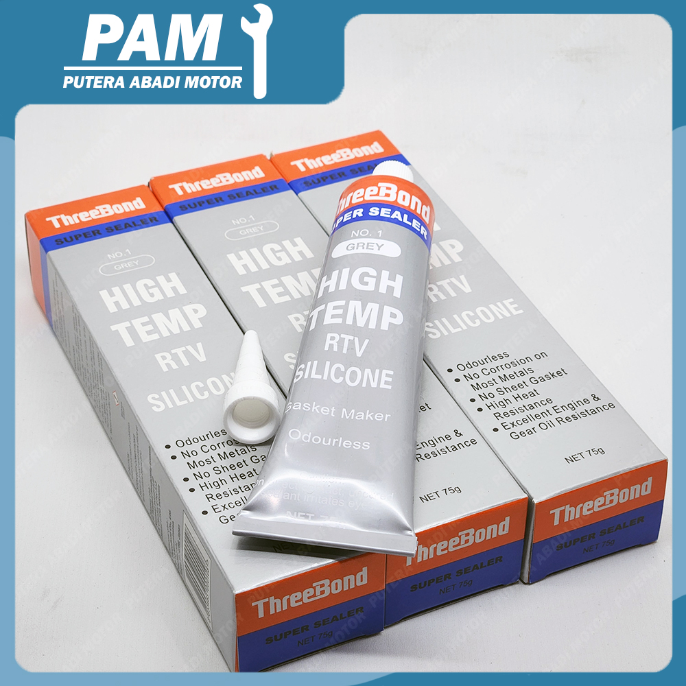 Lem Threebond Abu Abu Gr Lem Gasket High Temp Rtv Silicone Grey