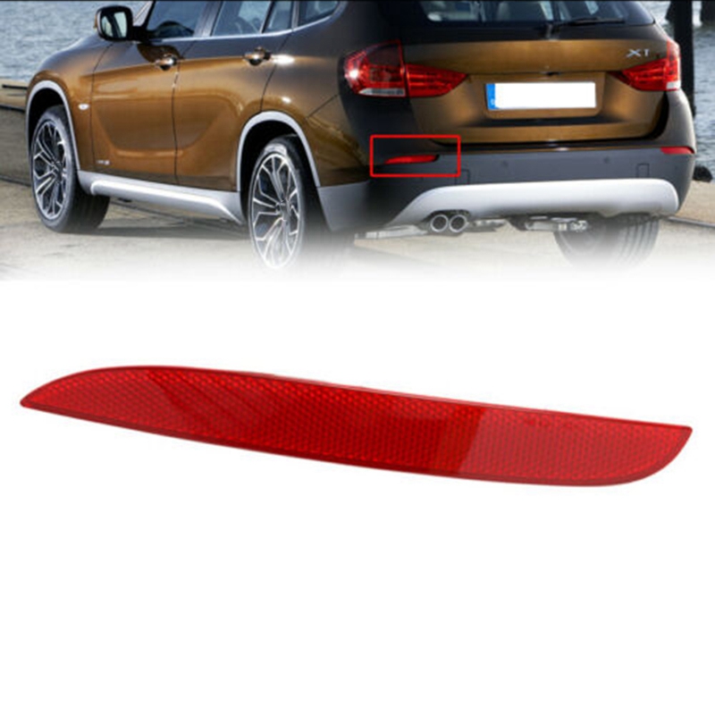 Pair Rear Bumper Reflector Lens Fog Warning Light Brake Light Tail