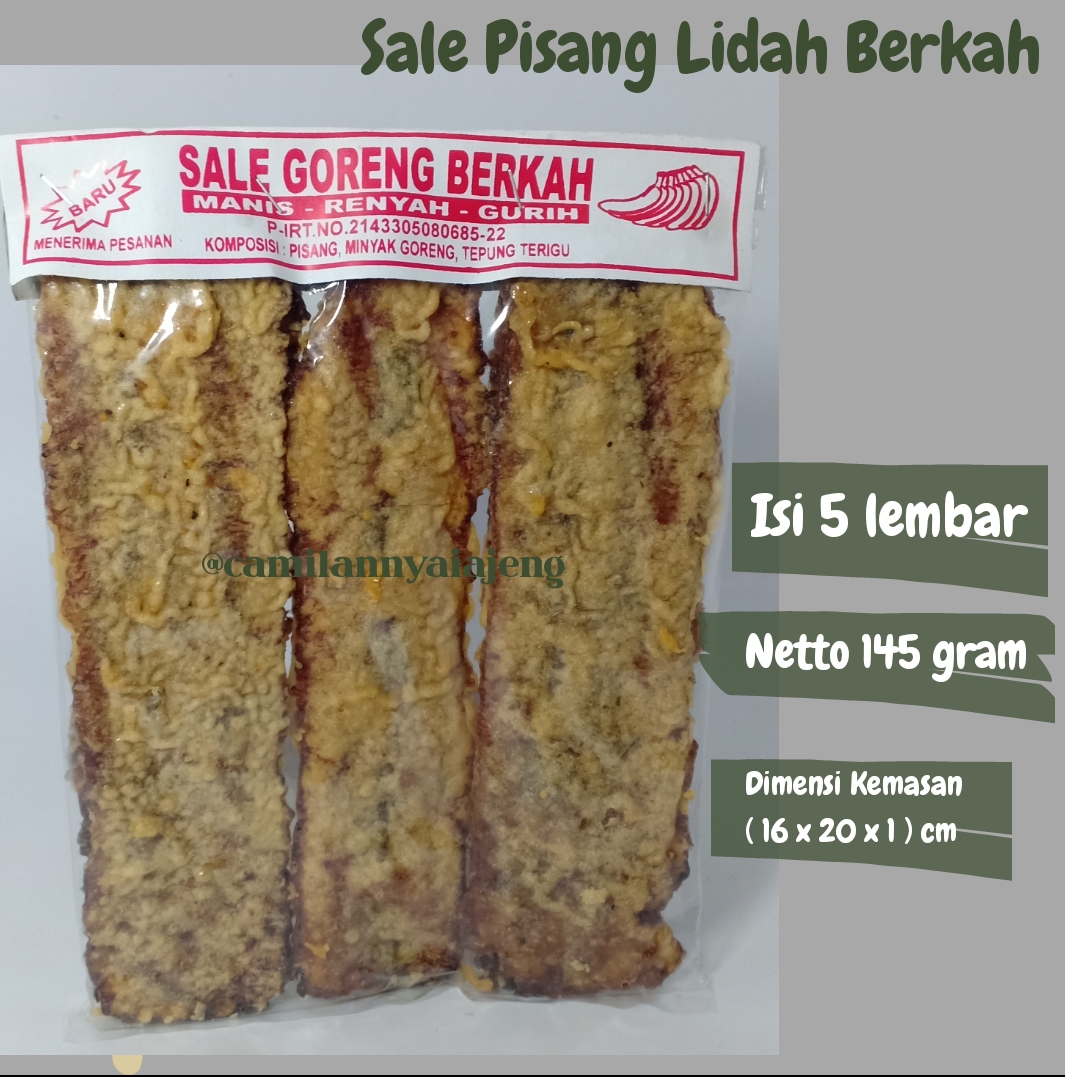 Sale Pisang Lidah Panjang Goreng Tepung Crispy Legit Gurih Asli Khas