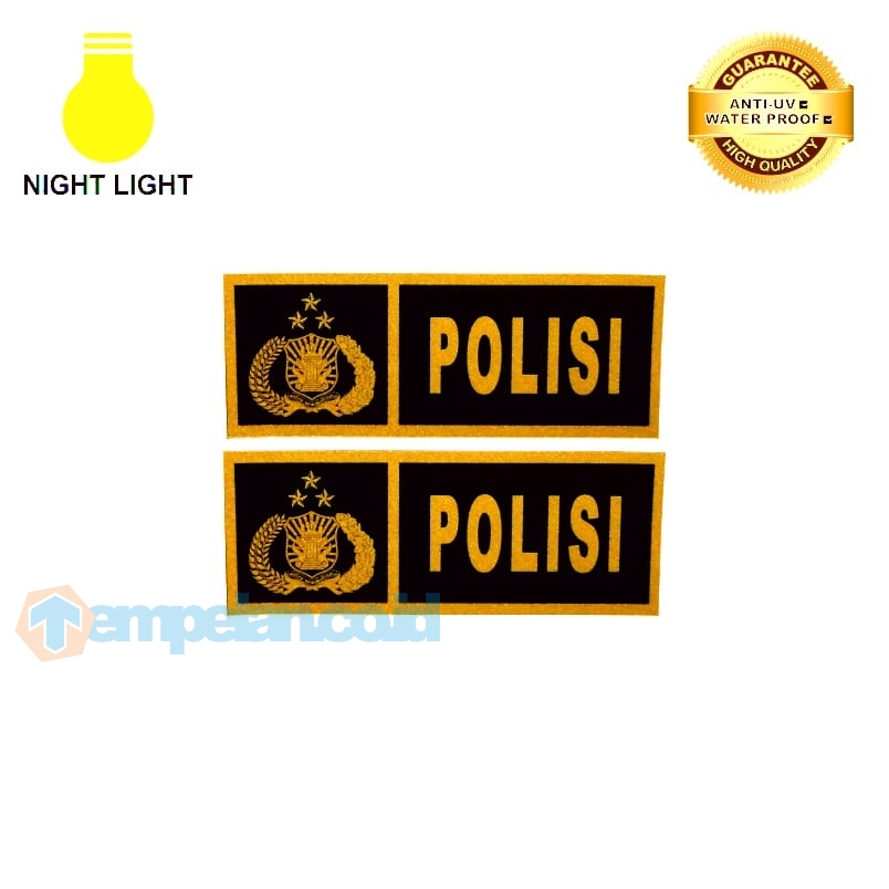 STIKER SIGN PLAT POLISI POLRI Lazada Indonesia