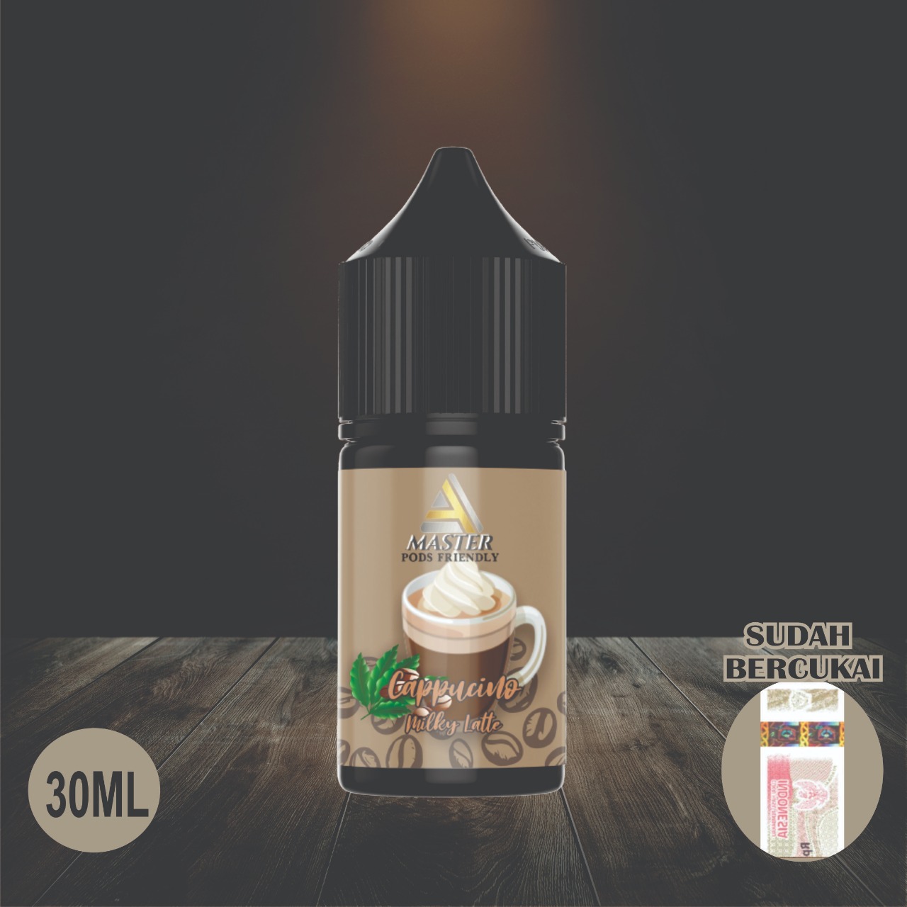 Promo Gila Liquide MASTER PODS RASA CAPPUCINO 30 Ml Likuid Rasa