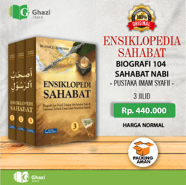 Buku Ensiklopedi Sahabat Biografi 104 Sahabat Nabi Lengkap 3 Jilid