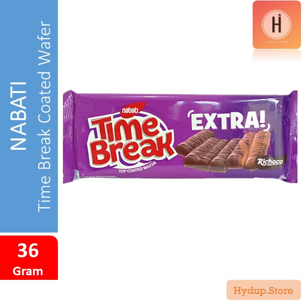 Wafer Richoco Nabati Time Break Extra Satuan Multi Pack Isi Pcs