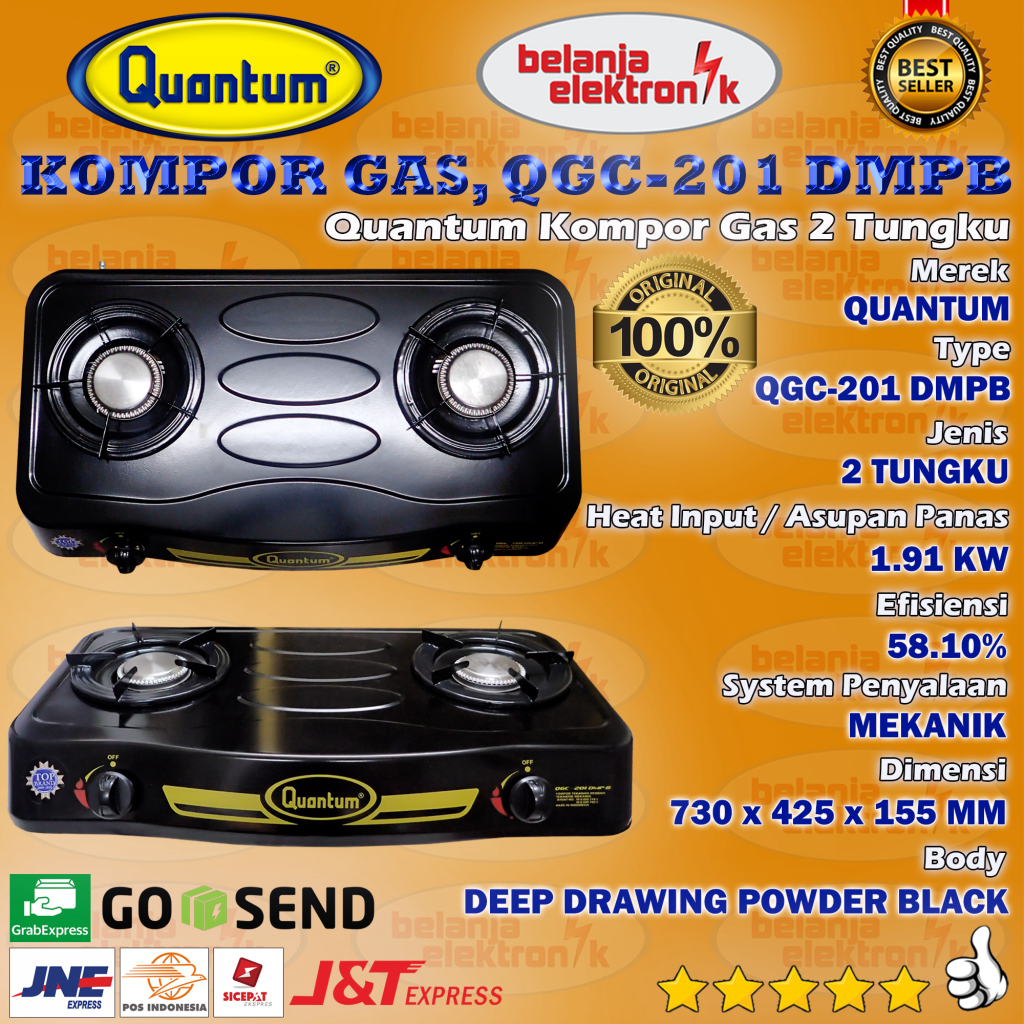 KOMPOR GAS QUANTUM 2 TUNGKU QGC 201 DMPB Lazada Indonesia