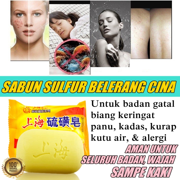 PROMO Sabun Belerang Sulfur Original Sabun Badan Gatal Gatal Biang