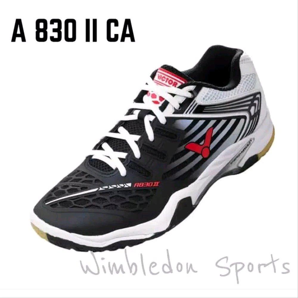 Sepatu Victor SHA 830 II CA.. Sepatu badminton Victor SH A830 II BLACK WHITE