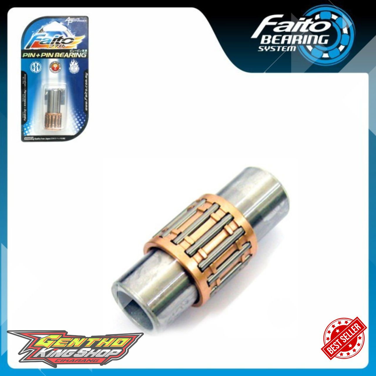 FAITO Pin Piston Bearing Pin Laher Bambu Atas Ninja 150 PIN 15