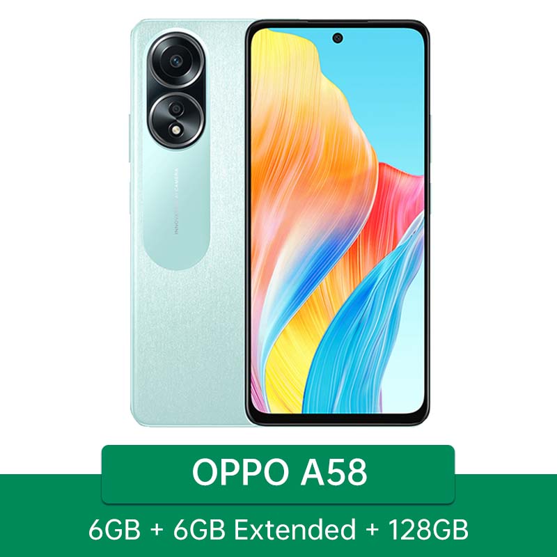 OPPO A58 6 128GB NFC 50MP Kamera 33W SUPERVOOC 5000mAh Battery Oppo A58