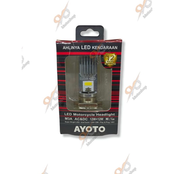 Lampu Utama Led Depan Headlamp Ayoto Ex Tyto M A H Hs Watt Putih