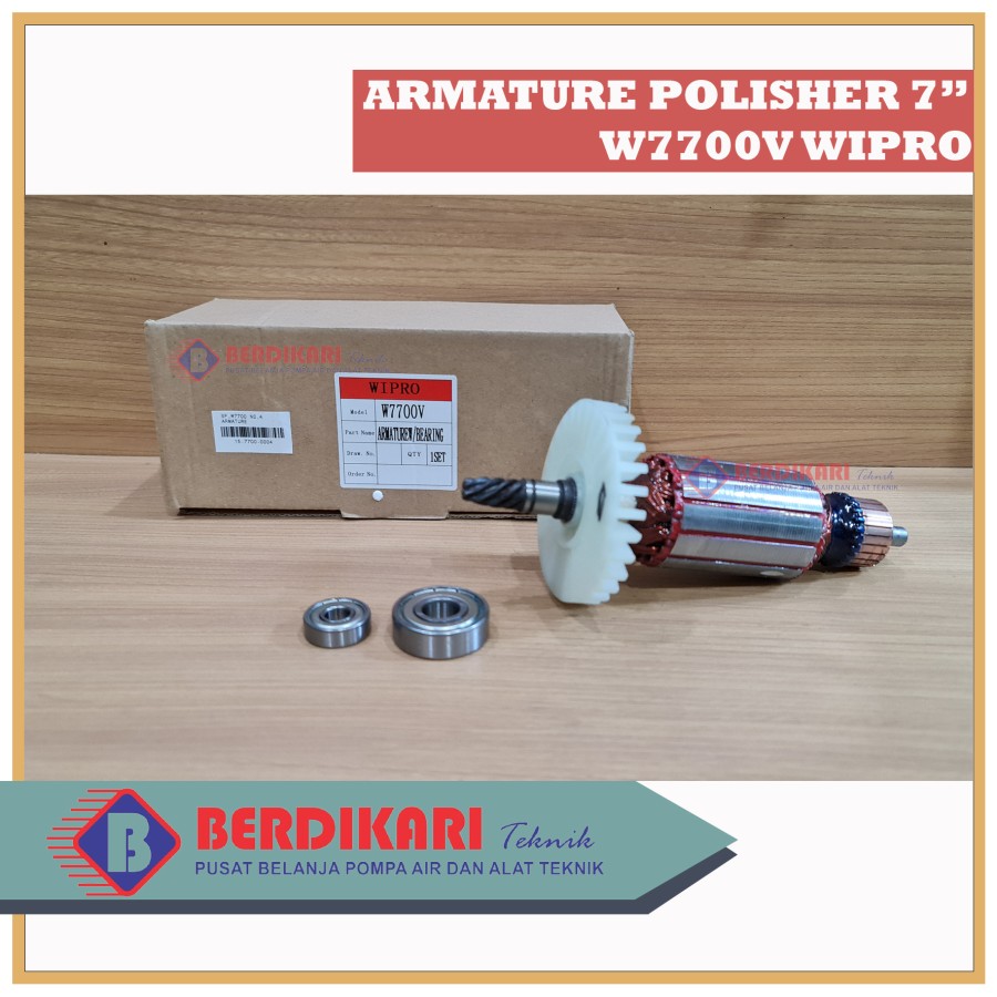 Armature Angker Disc Polisher Mesin Poles Mobil Wipro W V W