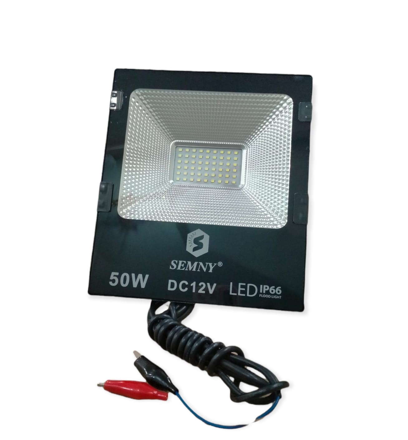 Lampu Sorot LED Kap Big Power Floodlight SEMNY DC 12V 50W Kabel IP66