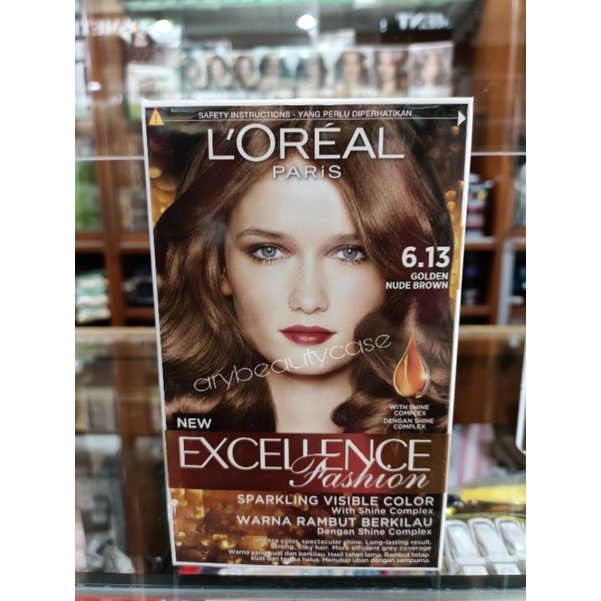 L Oreal Paris Excellence Fashion Hair Color Cat Rambut Golden Nude