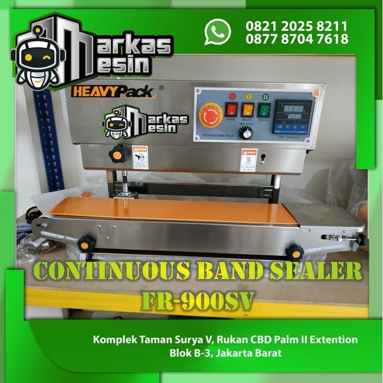 Continuous Band Sealer Mesin Segel Plastik Fr Sv Heavypack Lazada