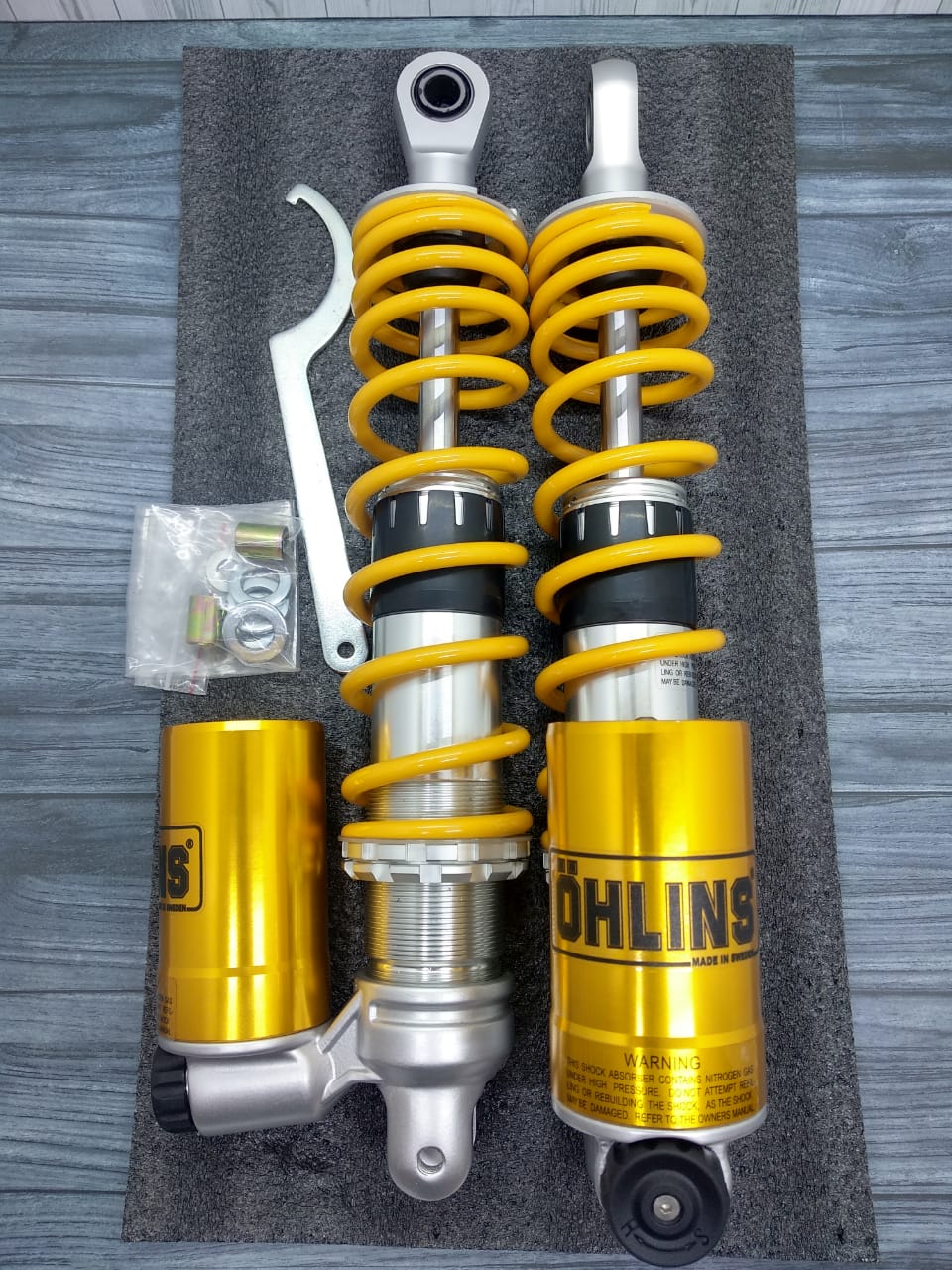 Shock Shockbreaker Model Tabung Bawah Ohlins Adjustable Rebound Klik