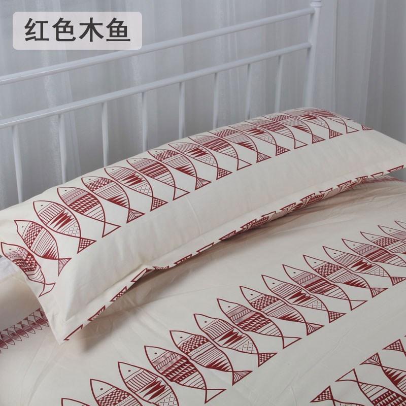 Bộ Gối Dài Hai Người Vỏ Gối 1.5 M 1.2 M 1.8 M 100% Cotton Dáng Dài Vỏ Gối Vài 100% Cotton Vải Thô Mùa Hè