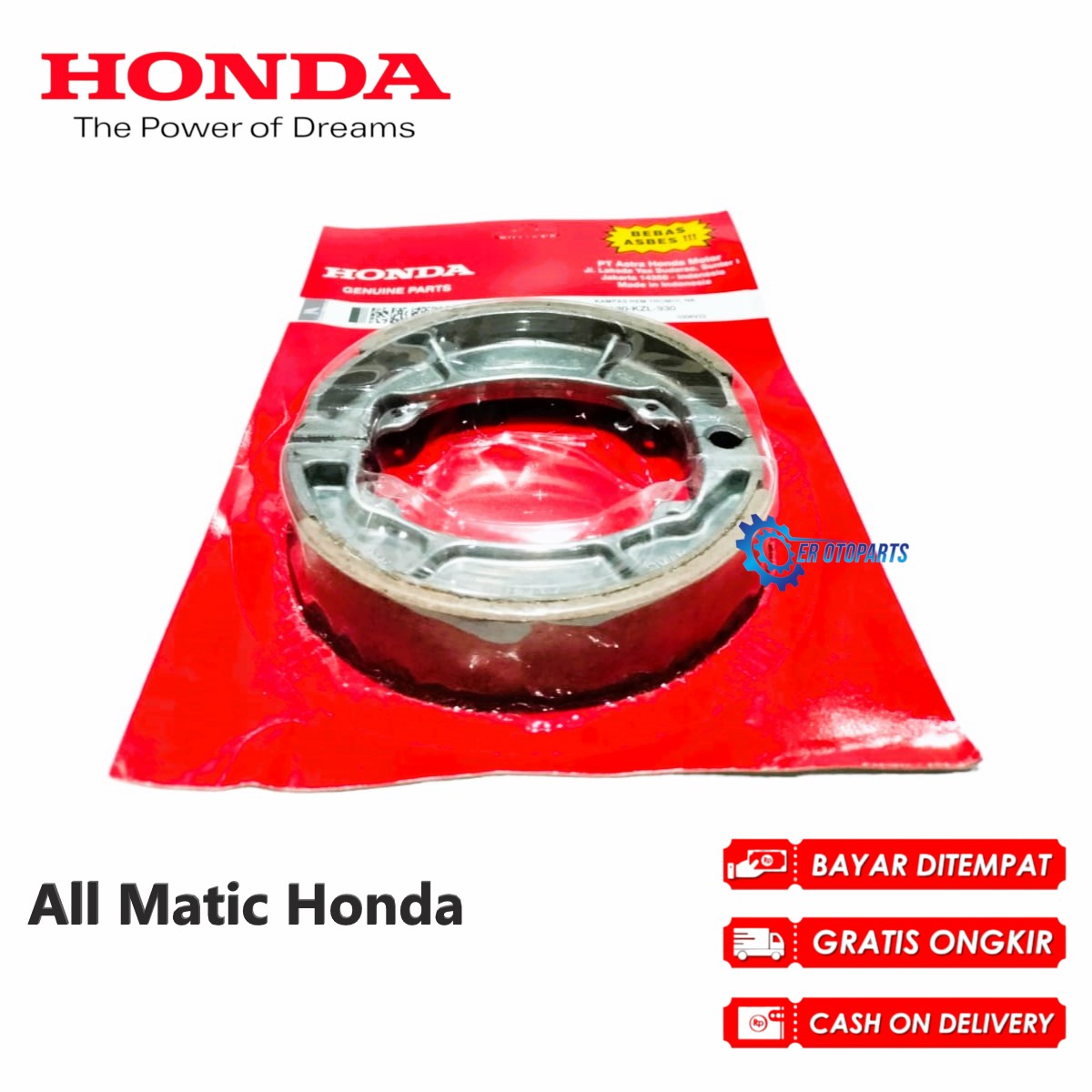 Kampas Rem Belakang Vario Beat Scoopy Spacy All Matic Honda Lazada