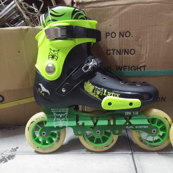 SPECIAL CUSTOM - Lynx Boxer with Frame DS12 & 3x100mm wheels / sepatu skater / sepatu roda