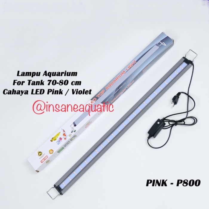 Lampu Led Aquarium Aquascape Ikan Louhan Sakkai Pro Spa Pink P