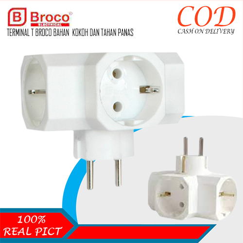 STEKER T ARDE PERSEGI 13830 WHITE BROCO Lazada Indonesia