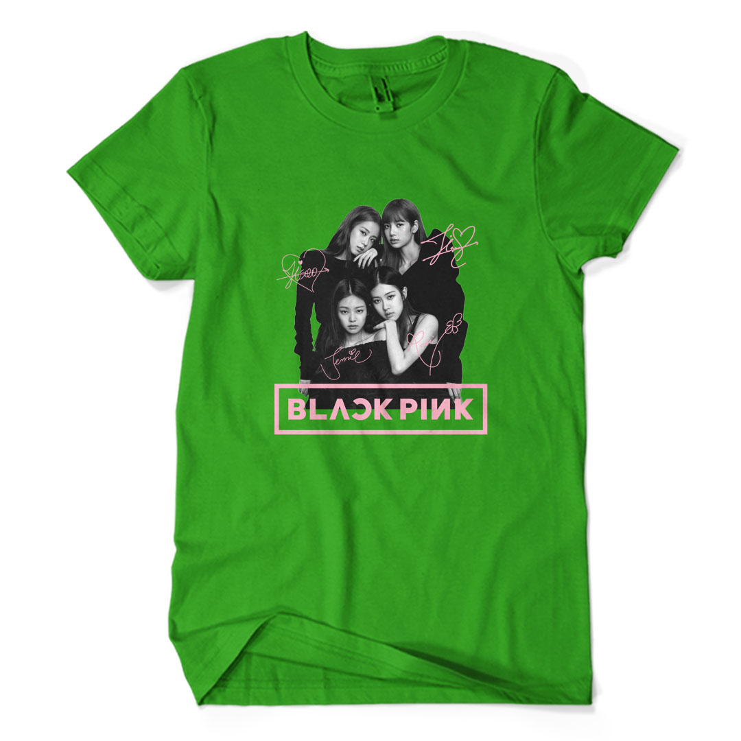 Baju BLACKPINK SIGNATURE Kaos KPOP Musik BLINK Unisex Dewasa Lazada