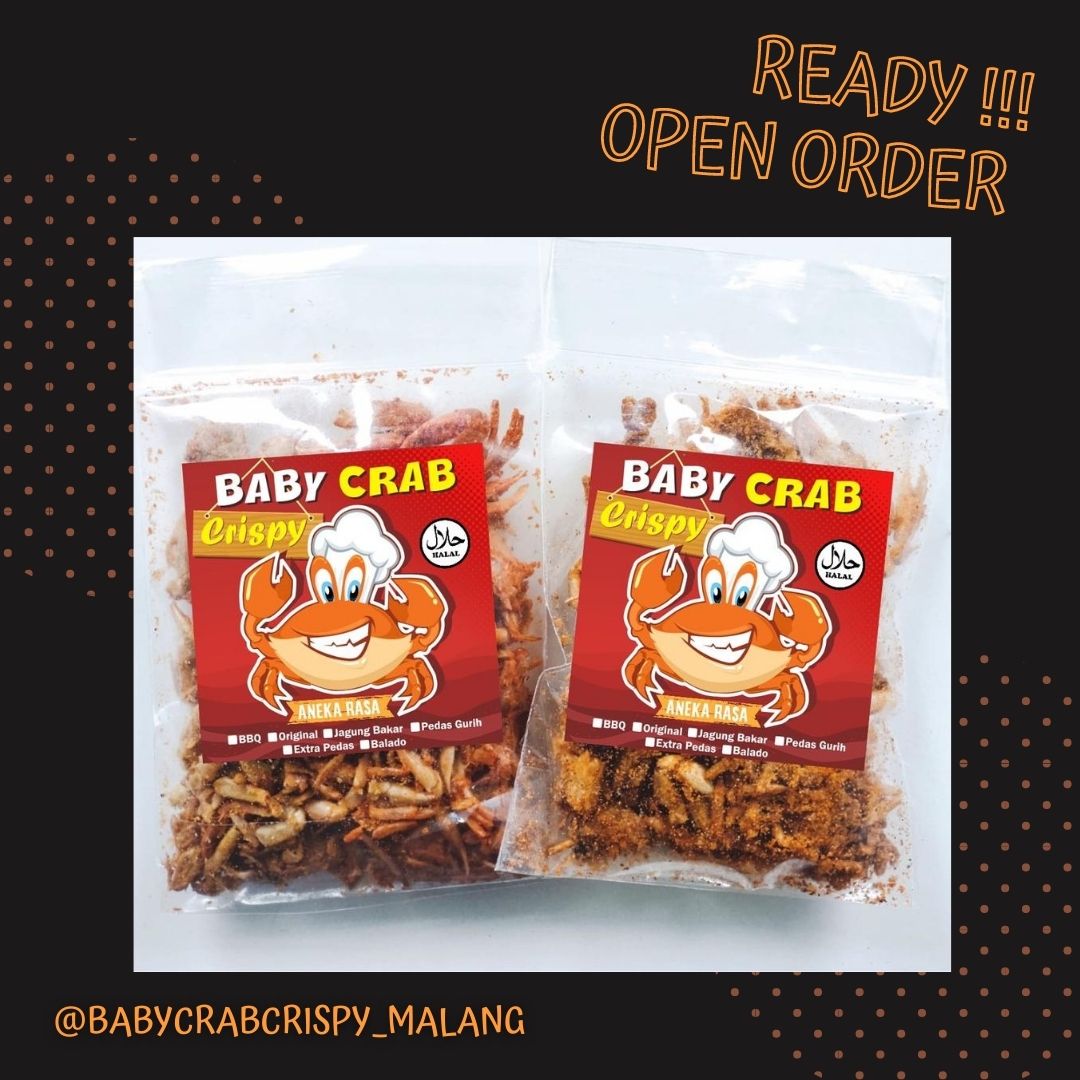 Baby Crab Crispy Cemilan Lauk Halal Kemasan Gr Pcs Lazada