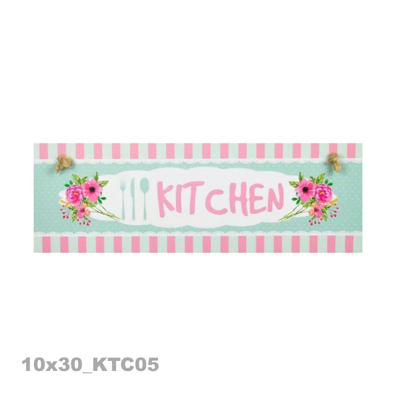 Hiasan Dinding Poster Kayu Pajangan Dekorasi Rumah Kitchen KC05