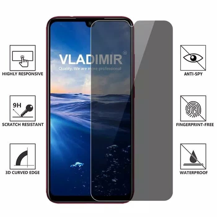 Tempered Glass Anti Spy Samsung Galaxy A S Samsung A Anti Gores