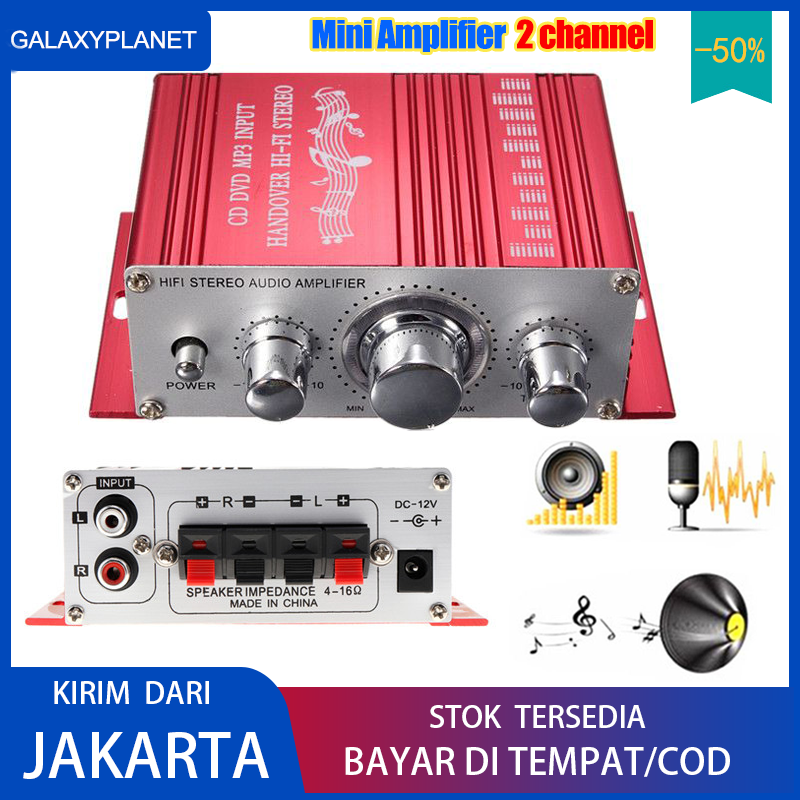 Dikirim Dari Jakarta Bisa Cod Amplifier Mini Ampli Hi Fi Stereo