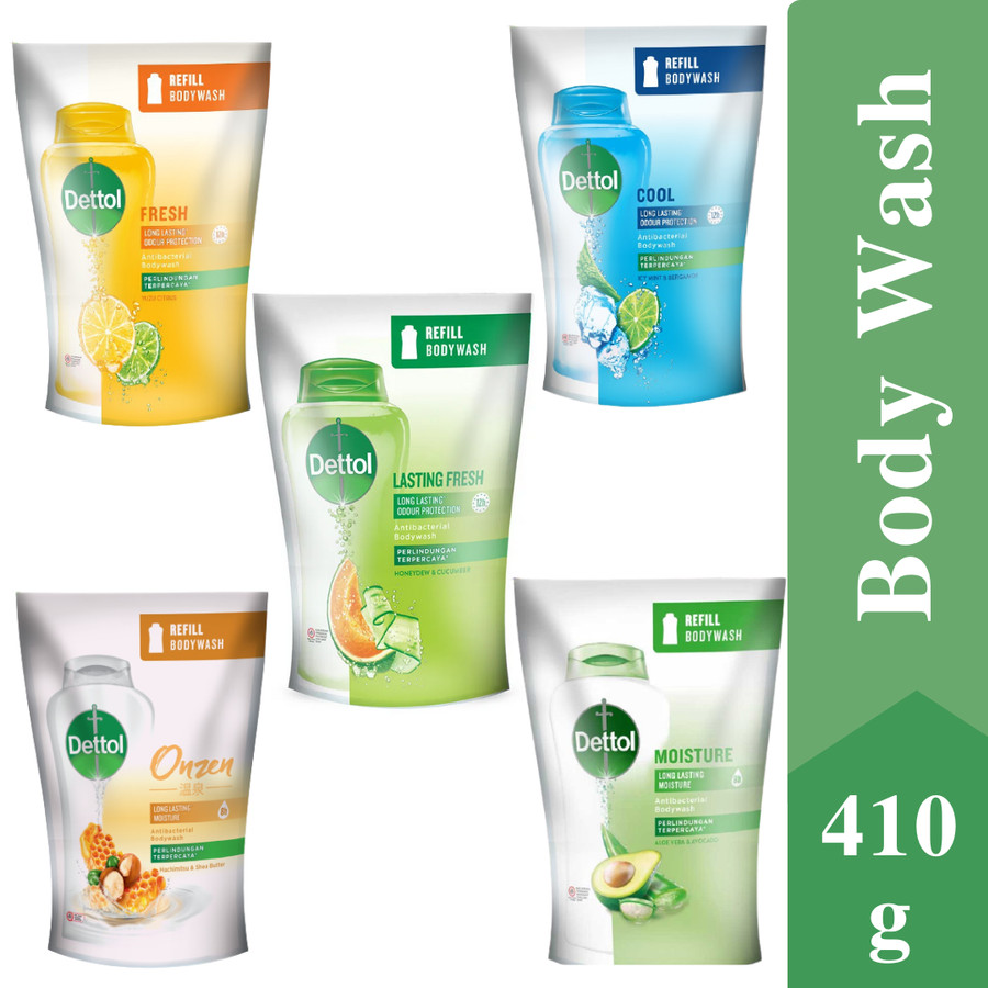 DETTOL BODY WASH SABUN CAIR REFILL 410 ML Lazada Indonesia