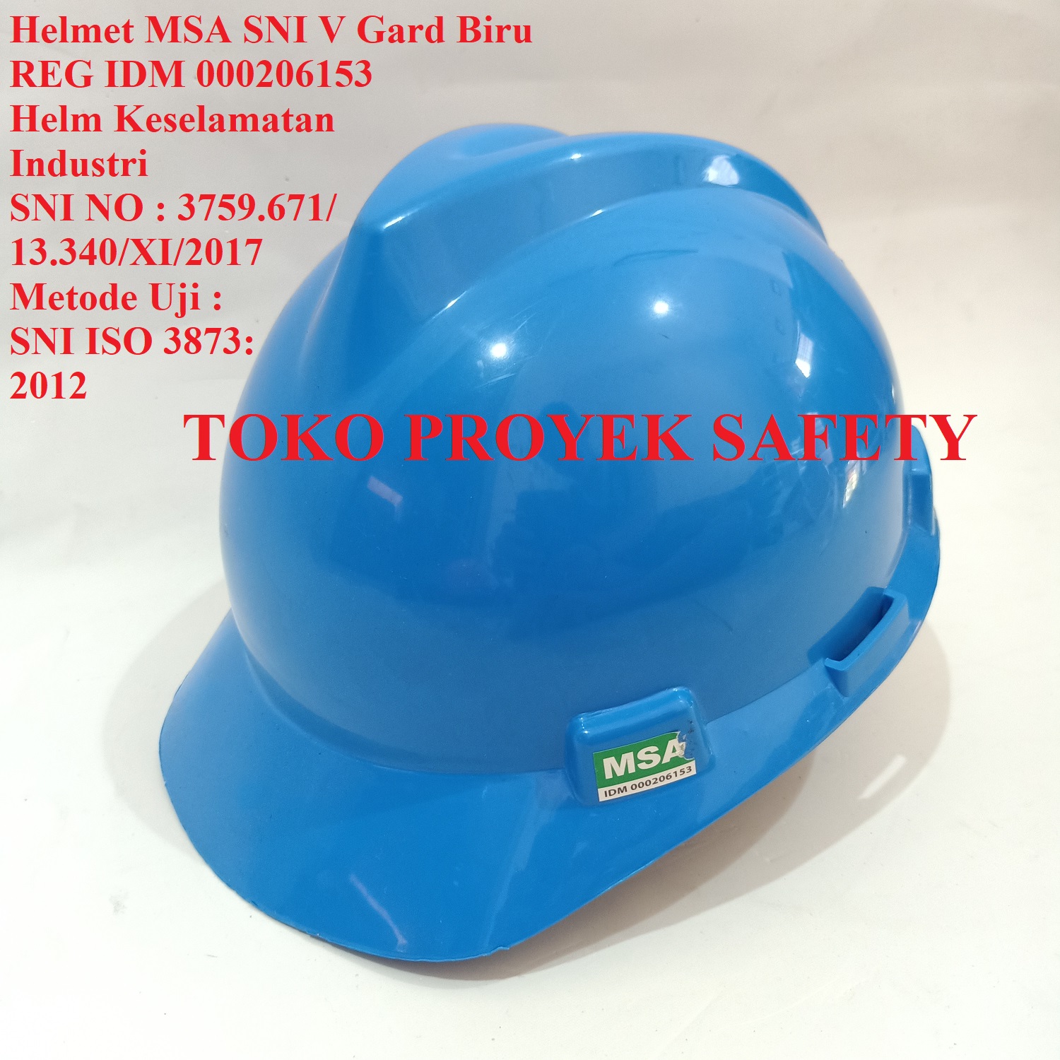 Safety Helmet Sni Msa Lokal Helm Proyek Sarang Putar Fastrack