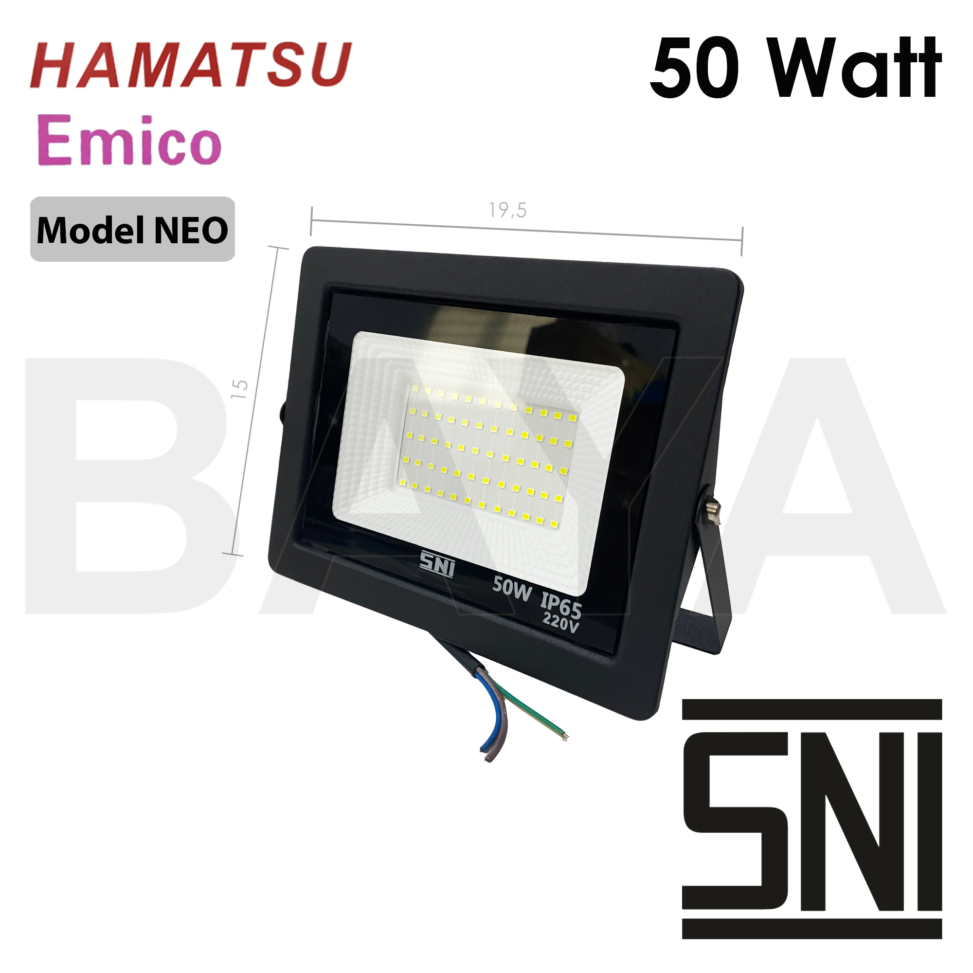 Lampu Led Sorot Tembak Floodlight Outdoor Lapangan COB SMD