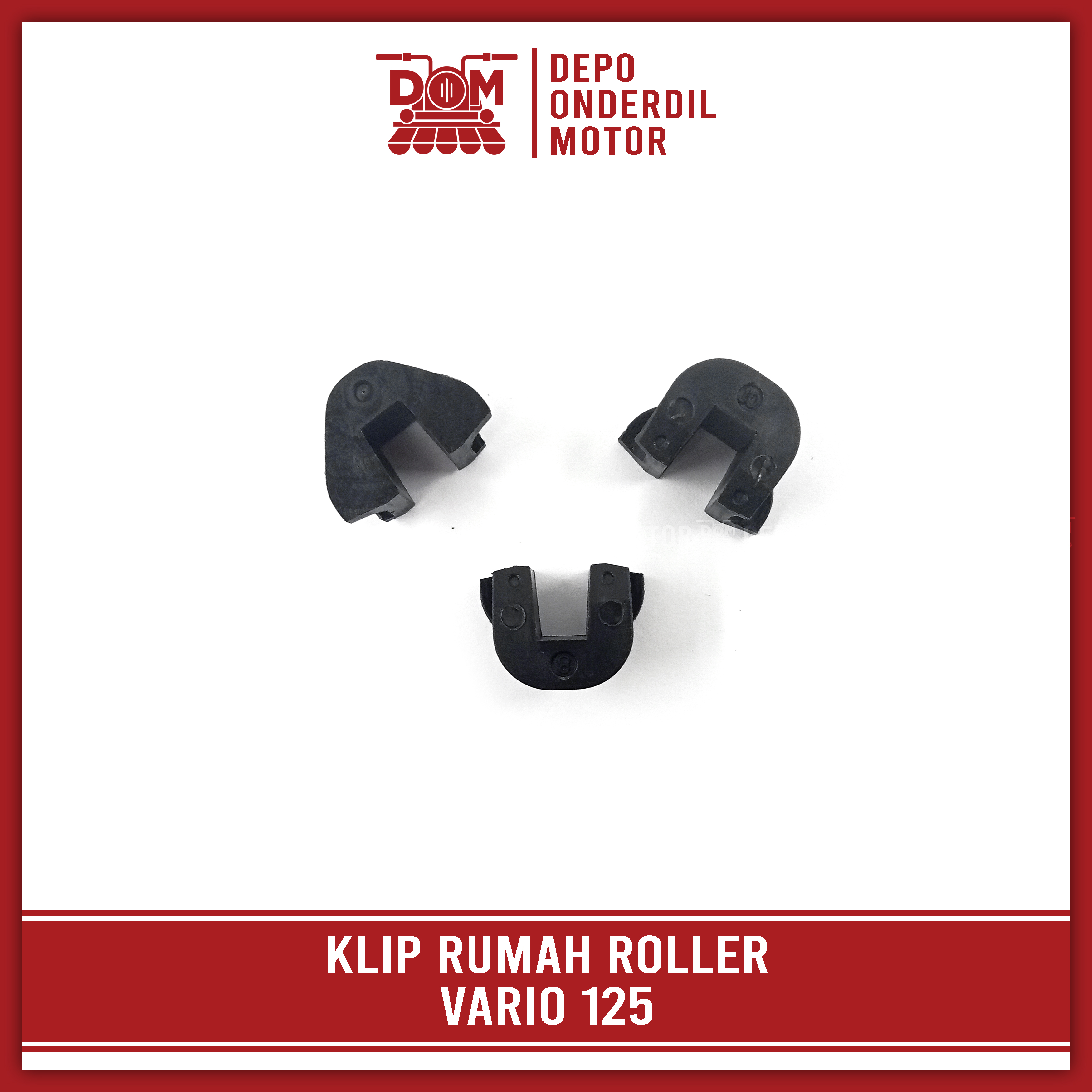 Klip Rumah Roller VARIO 125 PSP Slider Piece Slide Roler HONDA