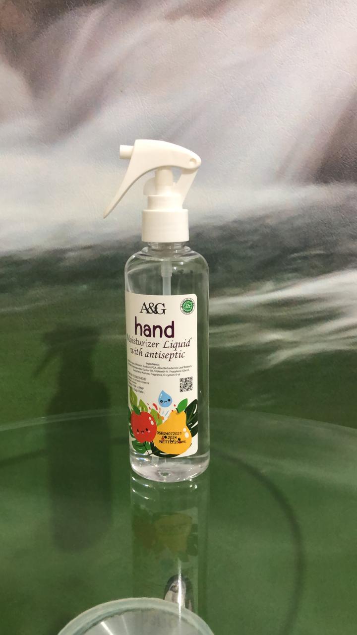 A G Hand Sanitizer Moisturizer Gel Antiseptik Ml Alkohol Tutup